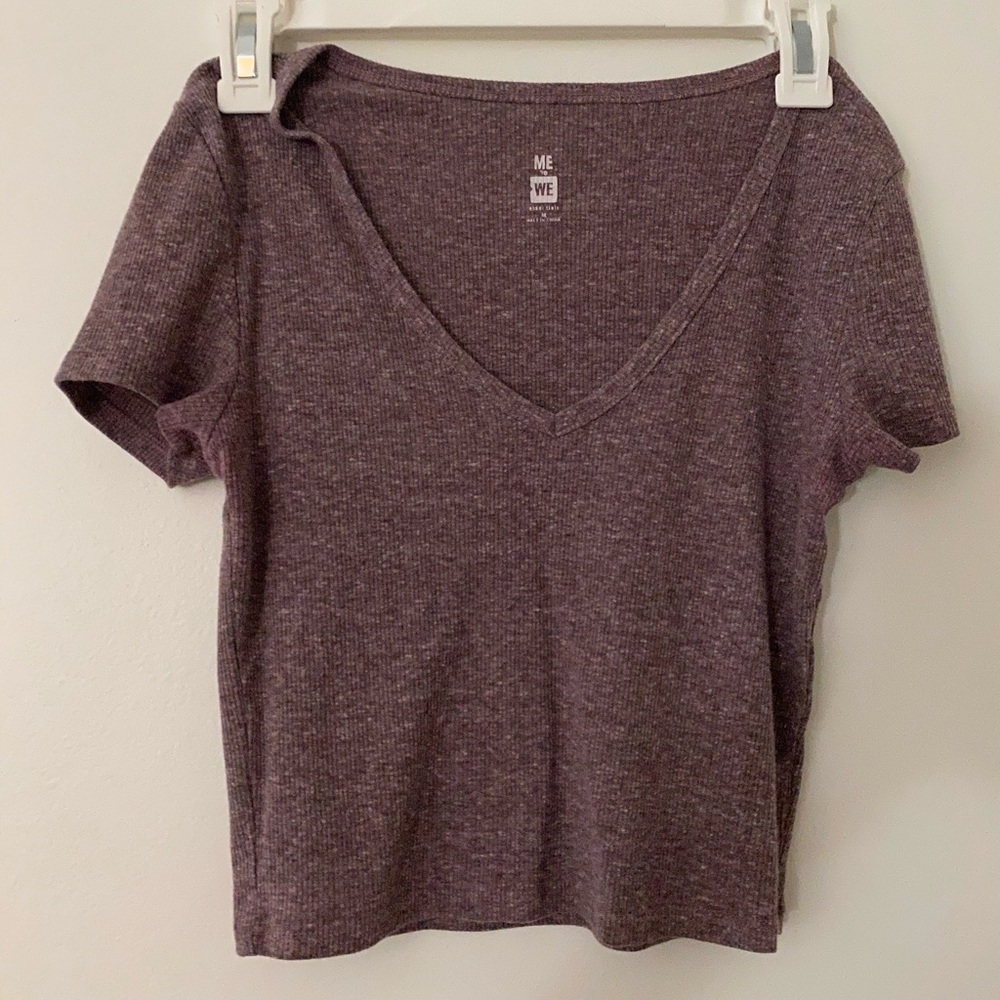 V neck crop top
